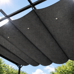 TOILE (DAIES) POUR TOIT PERGOLA SAN LUIS 10'X10' (GRIS UNI)