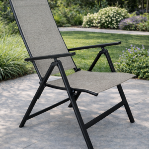 MEGAN DLX CHAISE PLIANTE & INCLINABLE (BEIGE)