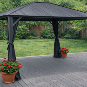GAZEBO SEOUL 10'X10' TOIT GALVANISÉ